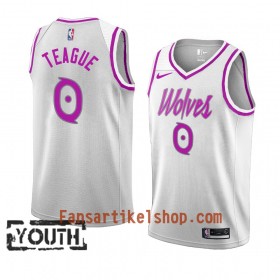 Minnesota Timberwolves Trikot Jeff Teague 0 2018-19 Nike Weiß Swingman - Kinder